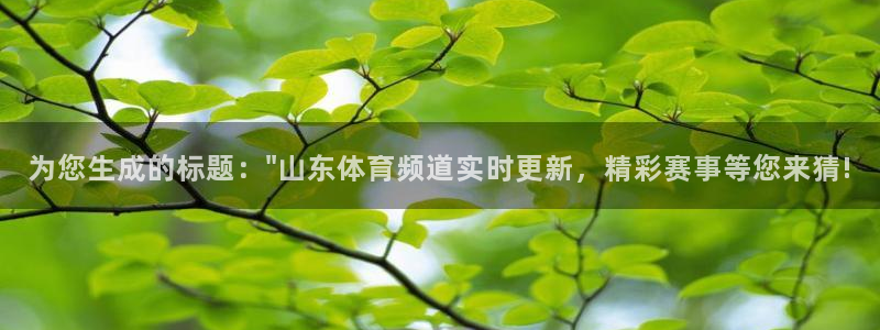 为您生成的标题：\
